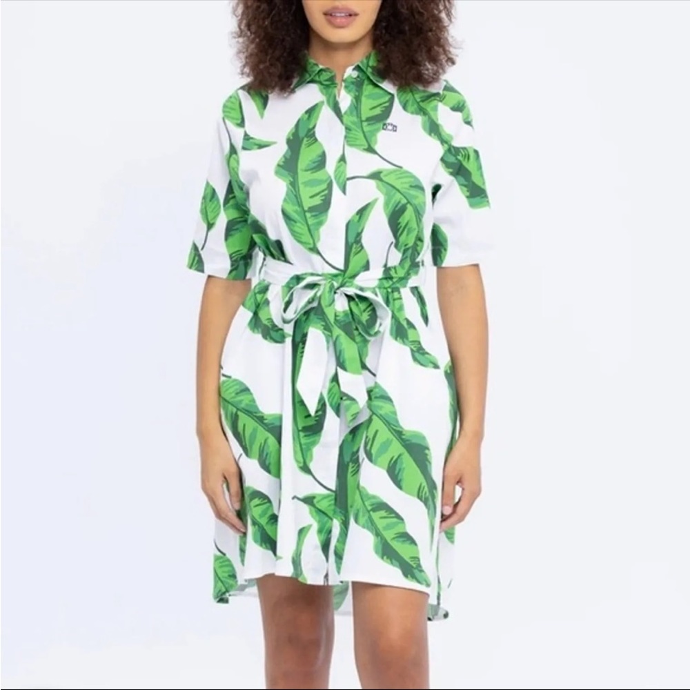 Katie Kime Sz S Cotton Collard Dress